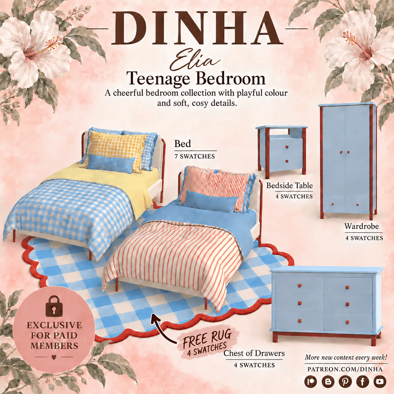 Набор для спальни Elia Bedroom